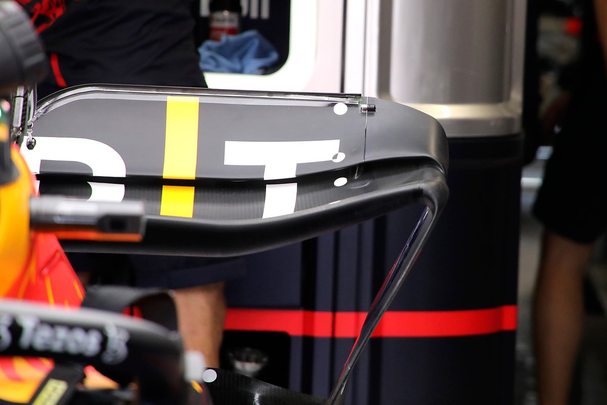 Red Bull Racing RB18 rear wing detail