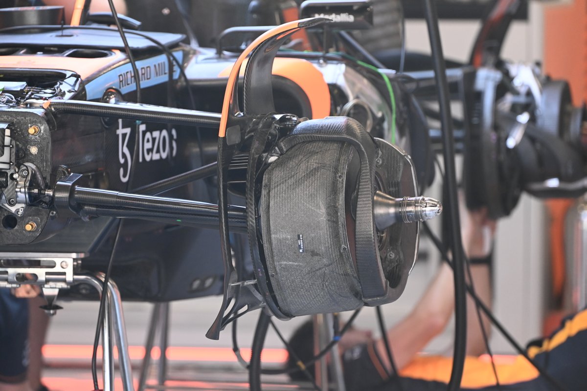 McLaren MCL36 brake drum detail