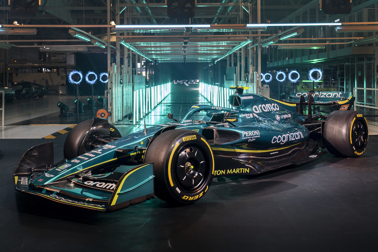 AMR22 unveiled by Aston Martin F1 Team