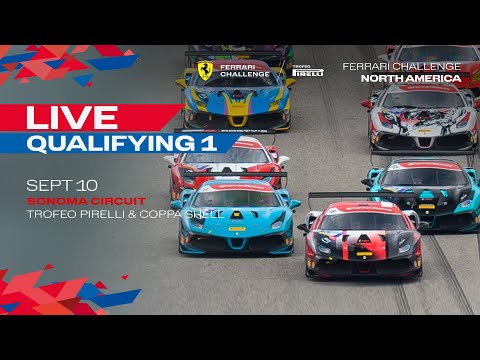 Ferrari Challenge North America - Sonoma Circuit, Qualifying 1