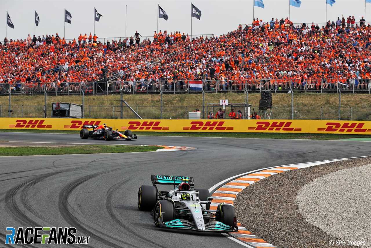 Lewis Hamilton, Mercedes, Circuit Zandvoort, 2022