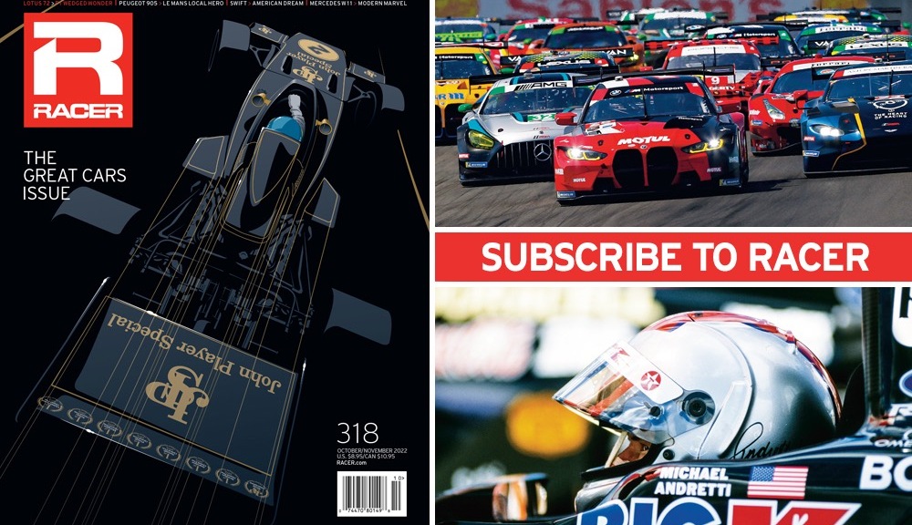 RACER No.  318: The Great Cars issue