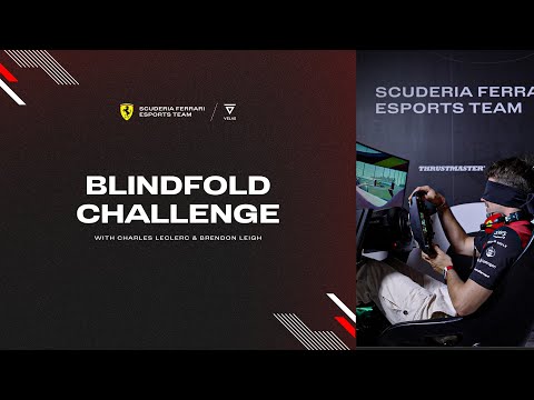 Blindfold Challenge with Charles Leclerc and Brendon Leigh | Scuderia Ferrari Esports