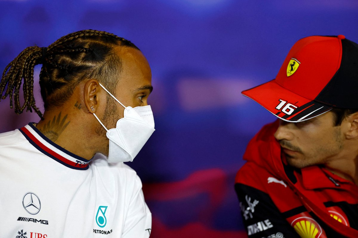 Lewis Hamilton Met With “Cold” Charles Leclerc Reply on Social Media
