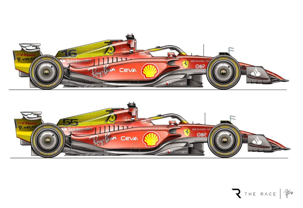Ferrari F1 comparison Monza