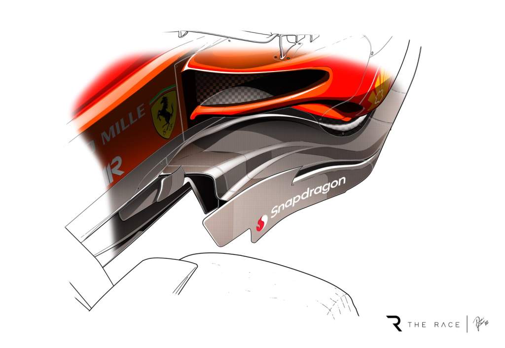 Ferrari F1 inlet venturi