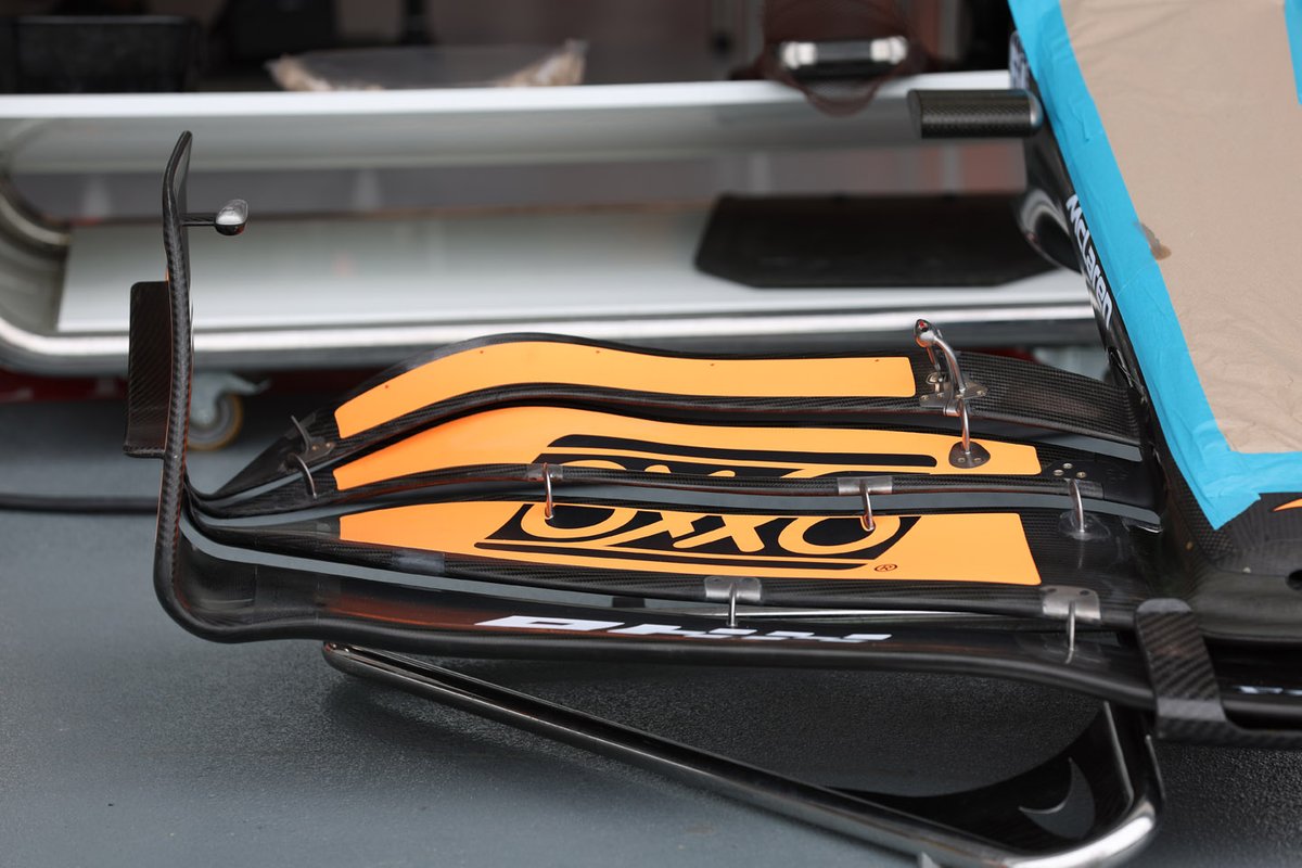 McLaren MCL36 front wing detail