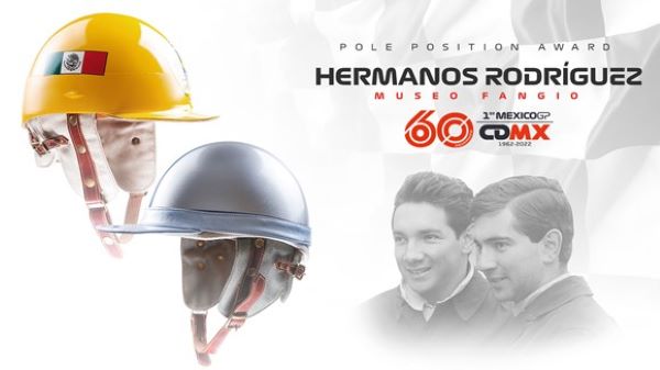 Mexico to award this years pole position winner with replica helmets of the legendary brothers Ricardo and Pedro Rodríguez