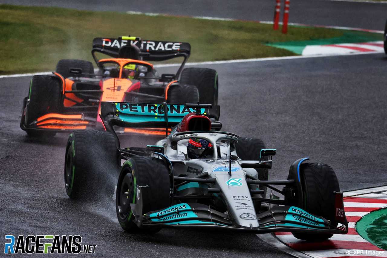 George Russell, Mercedes, Suzuka, 2022