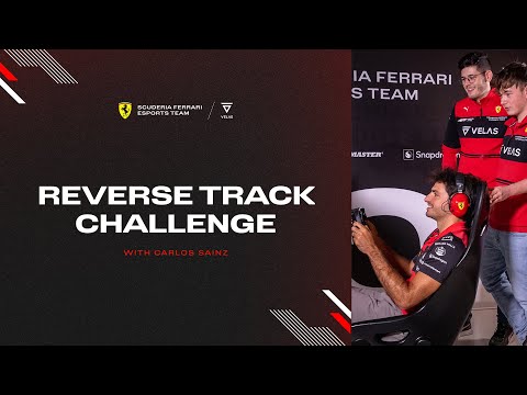 Reverse Track Challenge with Carlos Sainz, Brendon Leigh and David Tonizza