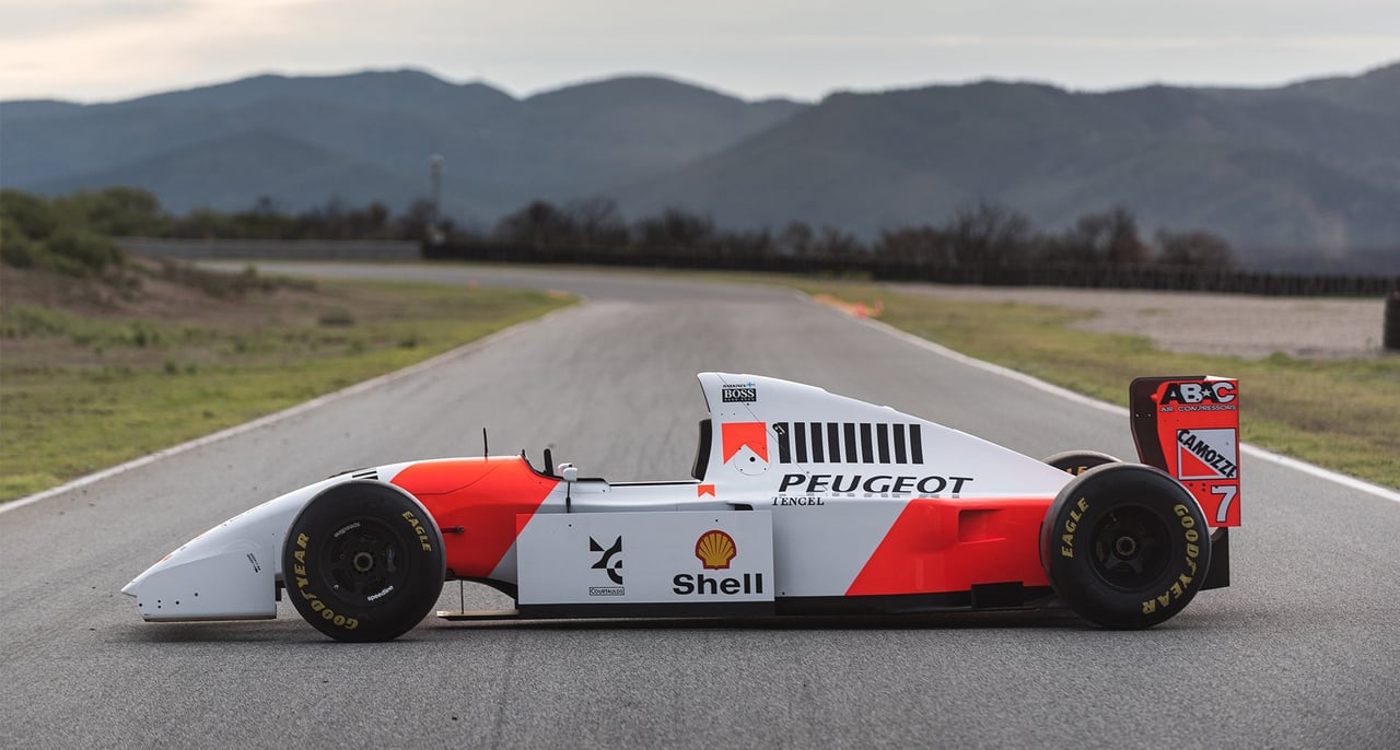 This Peugeot-powered McLaren is a smoking-hot symbol of F1’s golden era