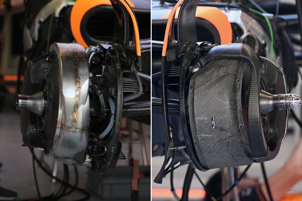 McLaren MCL36 front brakes