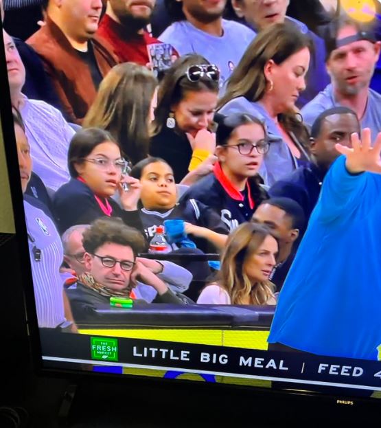 Binotto courtside at AT&T on Wednesday