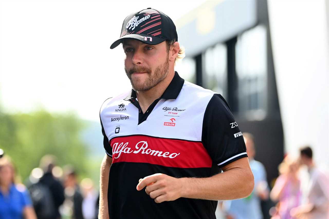 Valtteri Bottas in the Belgian GP paddock