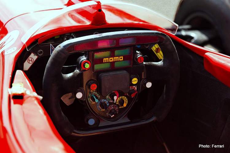 ferrari f310 folding steering wheel