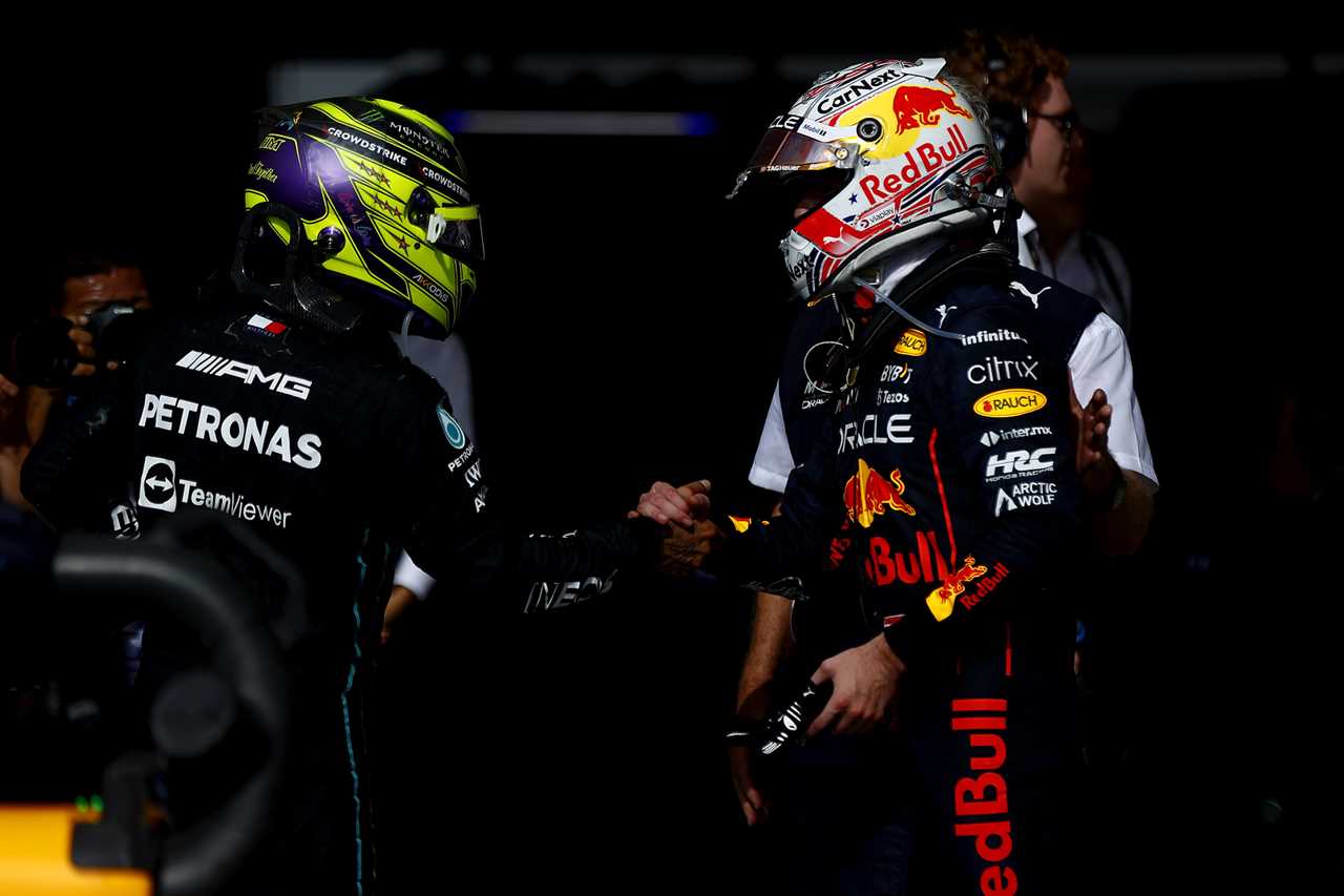 Lewis Hamilton Max Verstappen Mercedes Red Bull F1