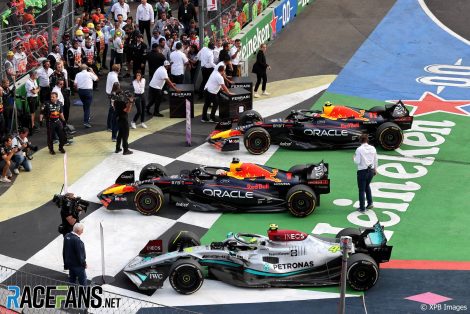 Parc ferme, Autodromo Hermanos Rodriguez, 2022