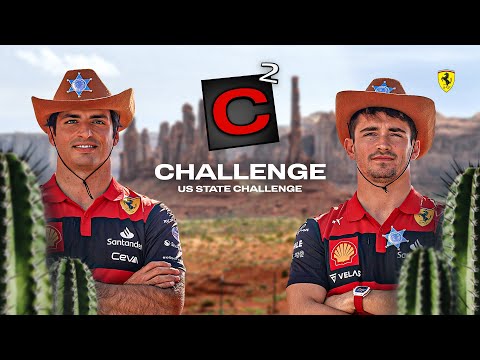 C² Challenge - US State Challenge with Charles Leclerc and Carlos Sainz