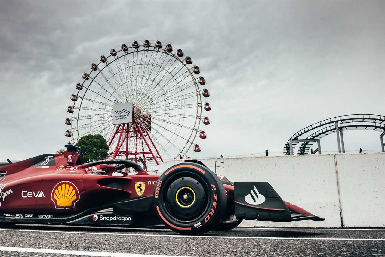 Motor Racing Formula One World Championship Japanese Grand Prix Qualifying Day Suzuka, Japan