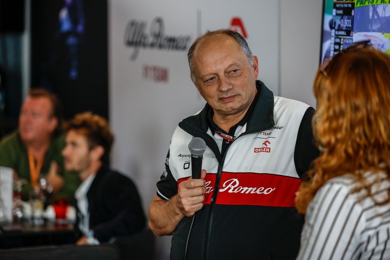 Alfa Romeo's Frédéric Vasseur: "Our aim this weekend will be - as usual - to produce the best possible performance"