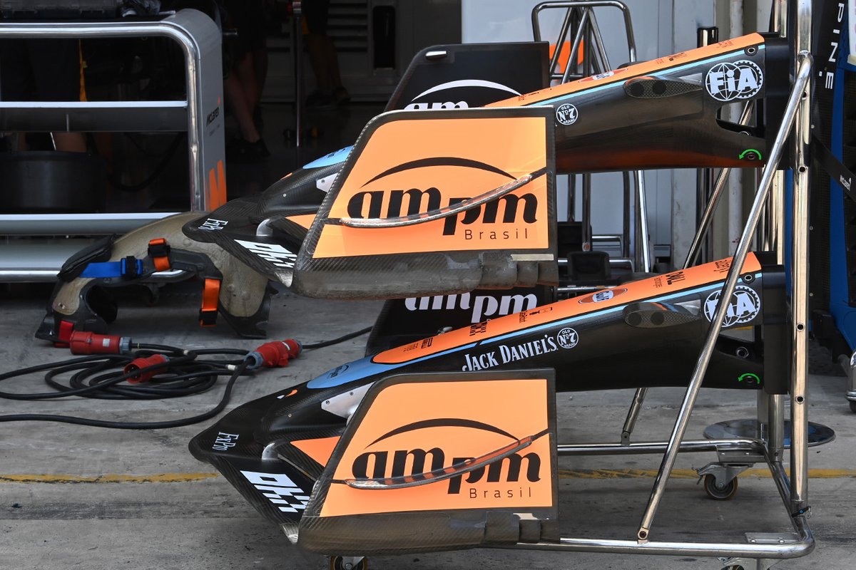 McLaren MCL36 front wing detail