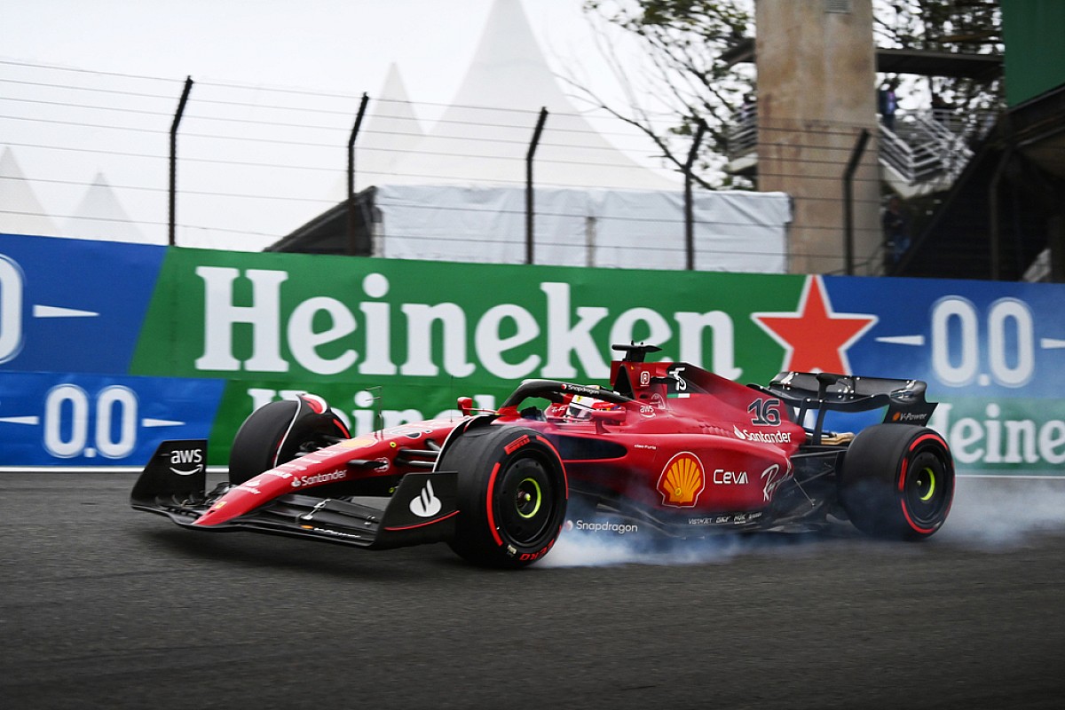 Ferrari explains Leclerc's inter tire choice mistake in Brazil F1 qualifying