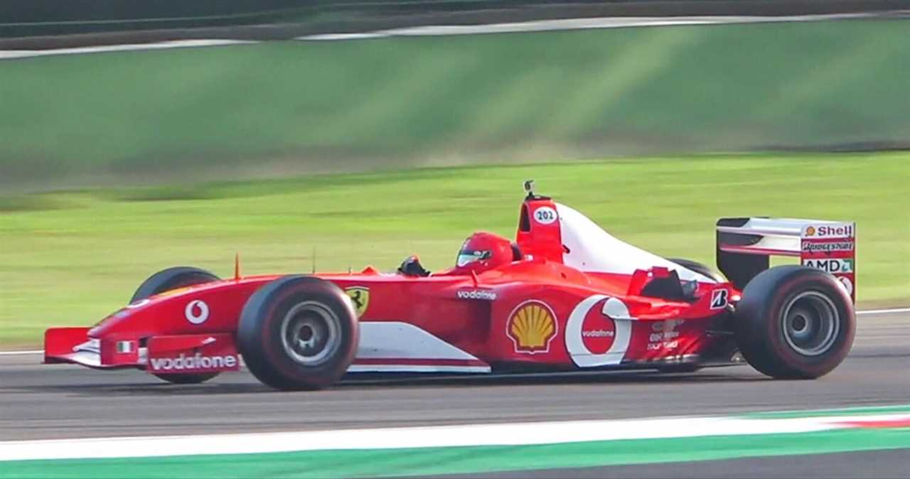 Ferrari F2004 At Imola Ferrari Event In 2022 Side View