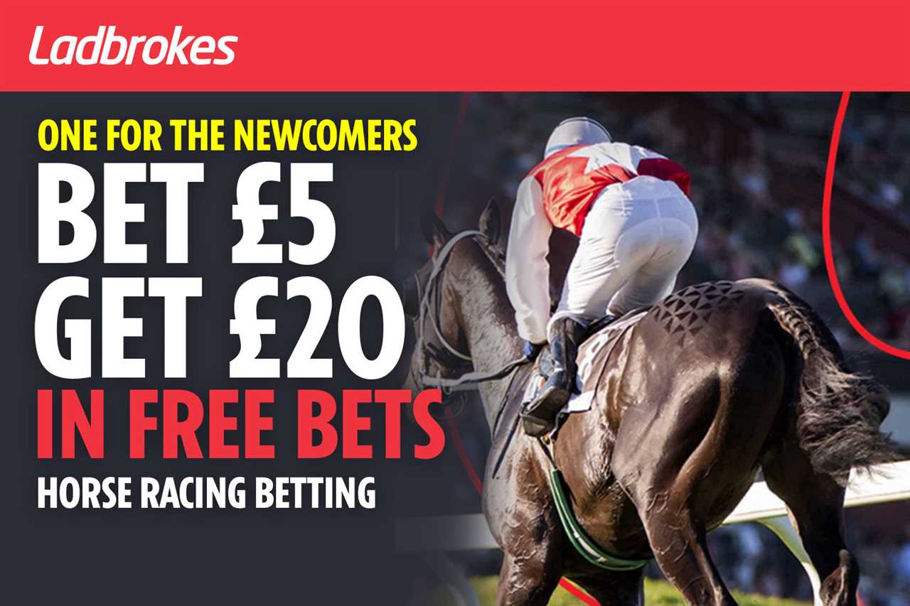 Horse racing - Ladbrokes FREE BETS: Get £20 bonus when you stake £5 this week