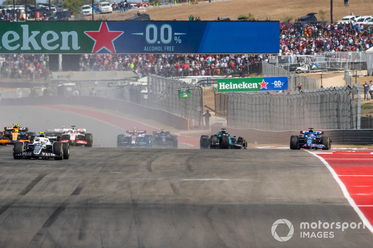Alonso and Stroll were lucky to escape unscathed in their dramatic back straight crash