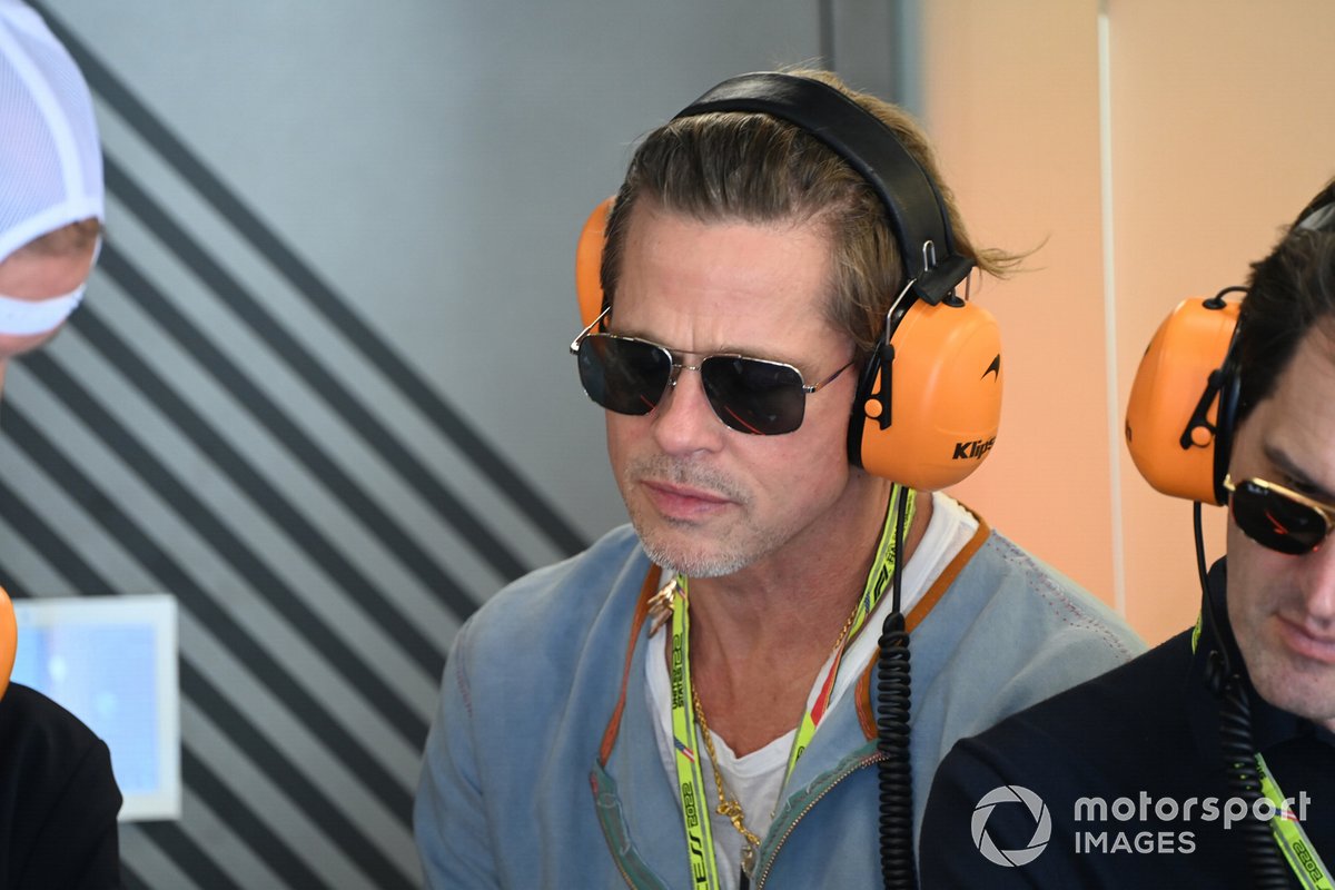 Brad Pitt headlined a star-filled US GP