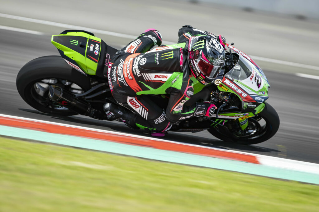 Alex Lowes (22). Photo courtesy Kawasaki.