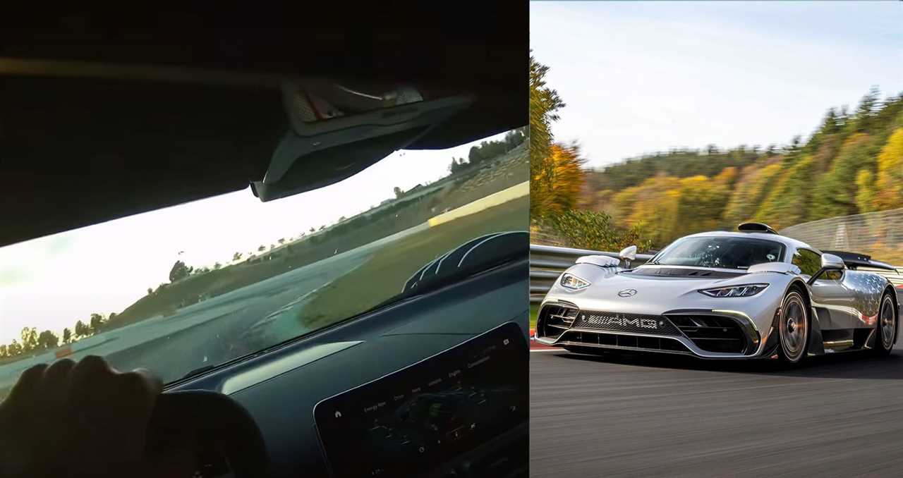 Mercedes-AMG One Hypercar Driver Seat POV Camera Angle On Track