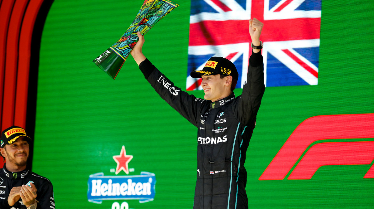 Russell’s first F1 victory was nearly outshone by rivals’ team order debacles