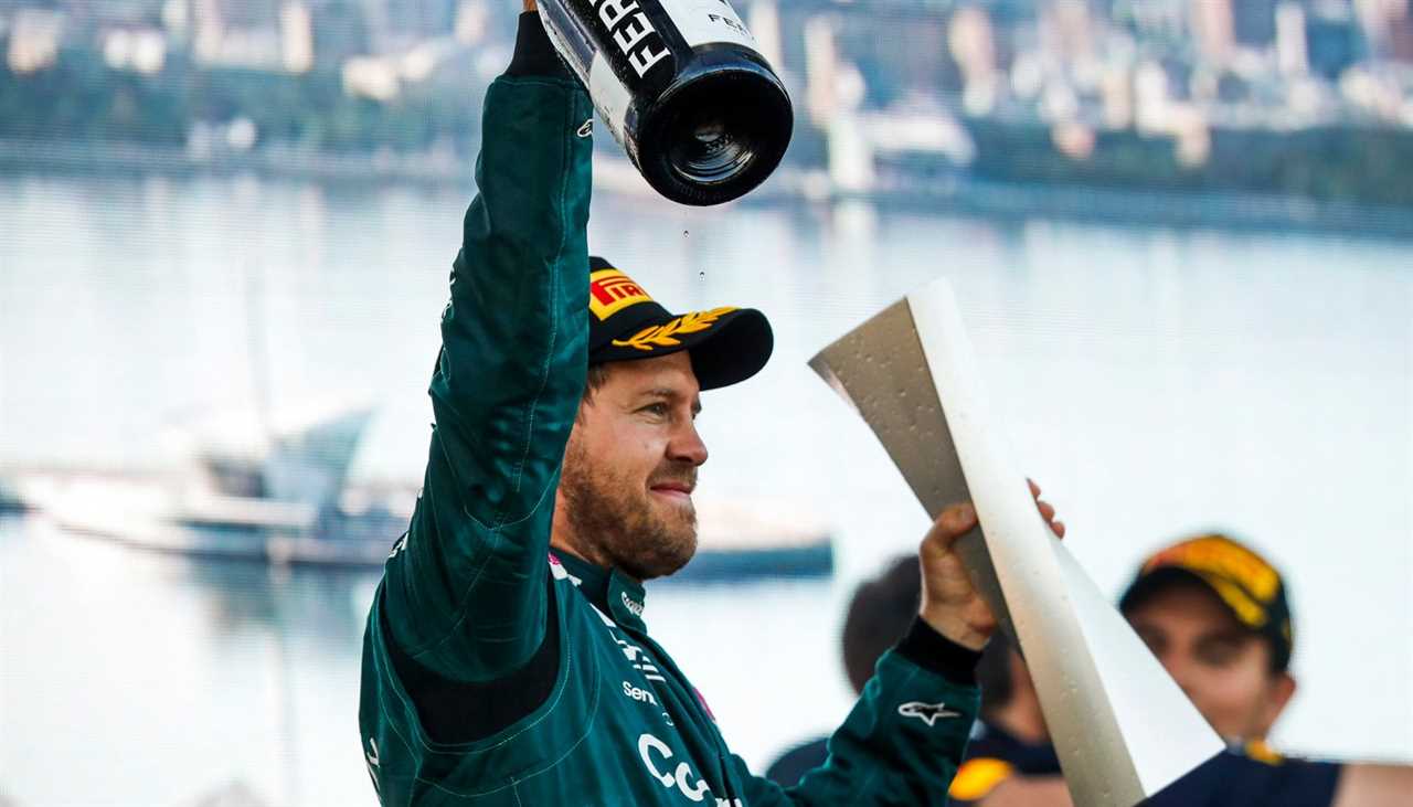 Sebastian Vettel's Aston Martin F1 journey in pictures