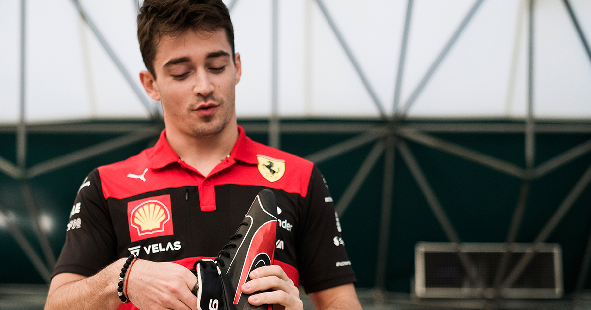 remiere: PUMA together with Scuderia Ferrari launch the Speedcat Pro driver shoes of Charles Leclerc and Carlos Sainz on sale