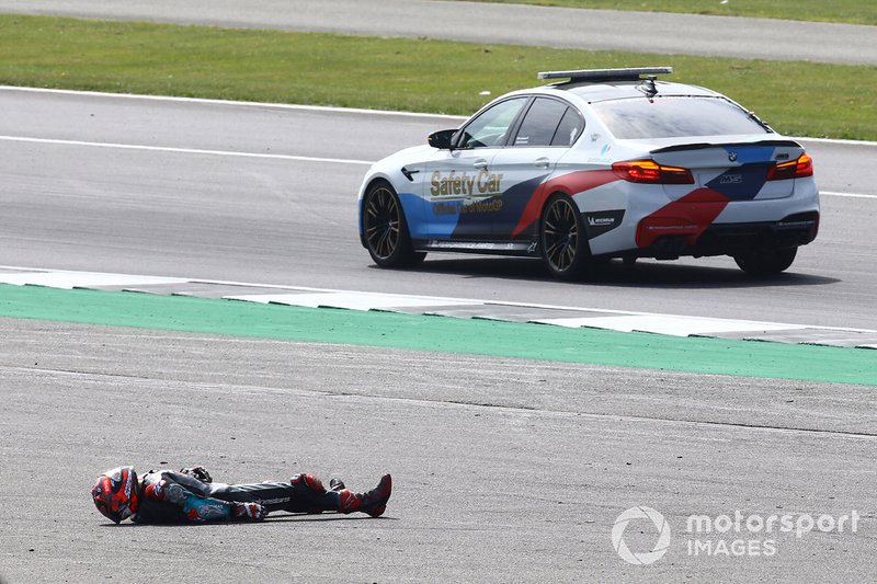 Fabio Quartararo, Petronas Yamaha SRT crashes