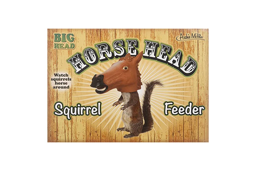 Photo of Horse Head Squirrel Feeder