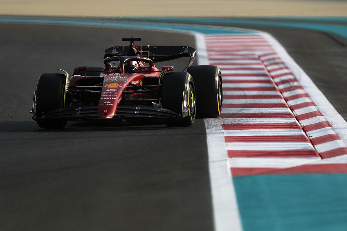 Sainz leads Ferrari 1-2-3 at Abu Dhabi F1 post-season test day