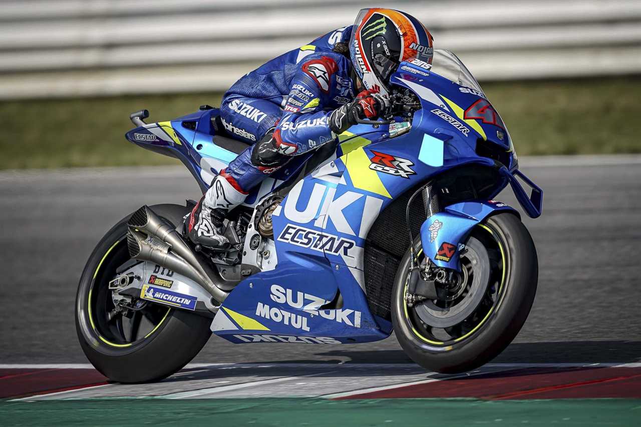 Rins Rids GSXR-R at Misano