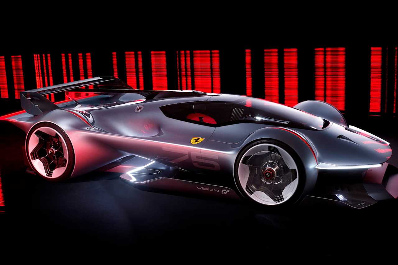 Ferrari Vision Gran Turismo Concept Debuts With 1,300 HP And Sub-2 Second 0-60 Time