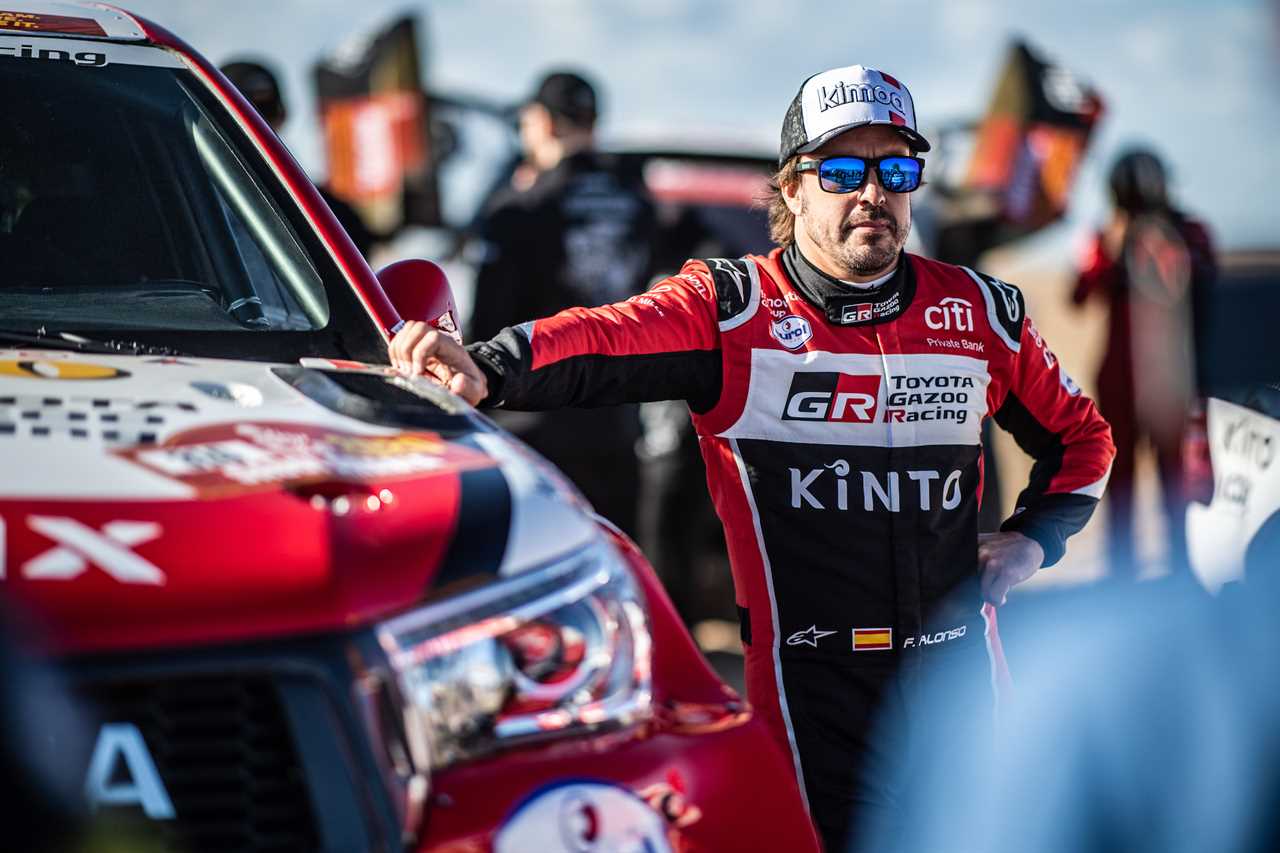 Fernando Alonso Toyota Dakar