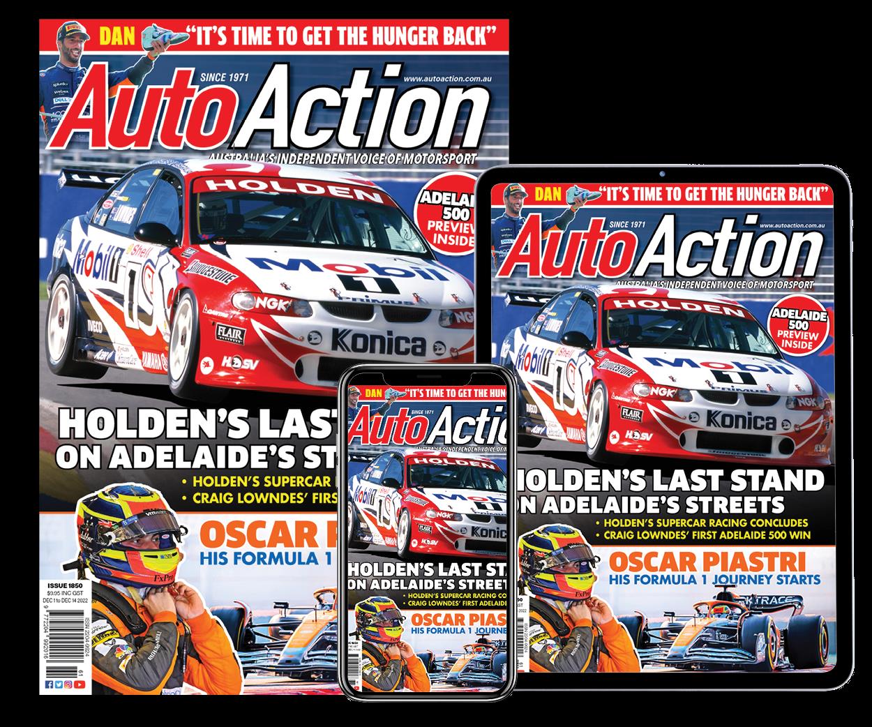 THE LATEST ISSUE OF AUTO ACTION IS OUT NOW