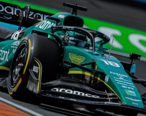 The Aston Martin F1 team also has a partnership with Aramco.  (Photo Credit: Aston Martin F1 Twitter).