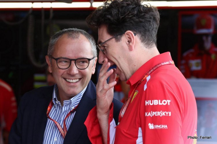 Domenicali: Ciao Binotto, we need Ferrari to be competitive