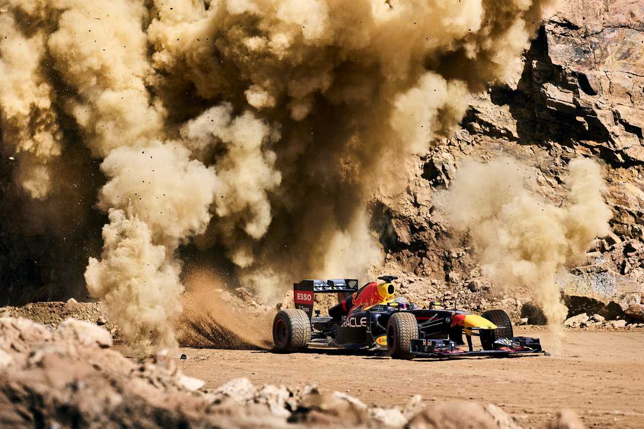'From Sim To Reality' Puts Red Bull F1 Champ Max Verstappen to the Test on Road, in Dirt, and Through Explosions
