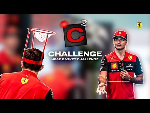 2022 C² Challenge | Head Basket Challenge with Charles Leclerc and Carlos Sainz