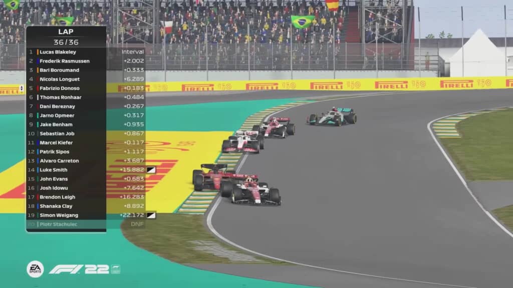 F1 Esports Series Pro: Blakeley puts one hand on Driver's title after Interlagos triumph