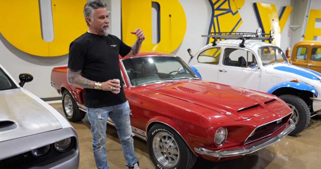 Richard Rawlings poses with his 1968 Shelby GT350