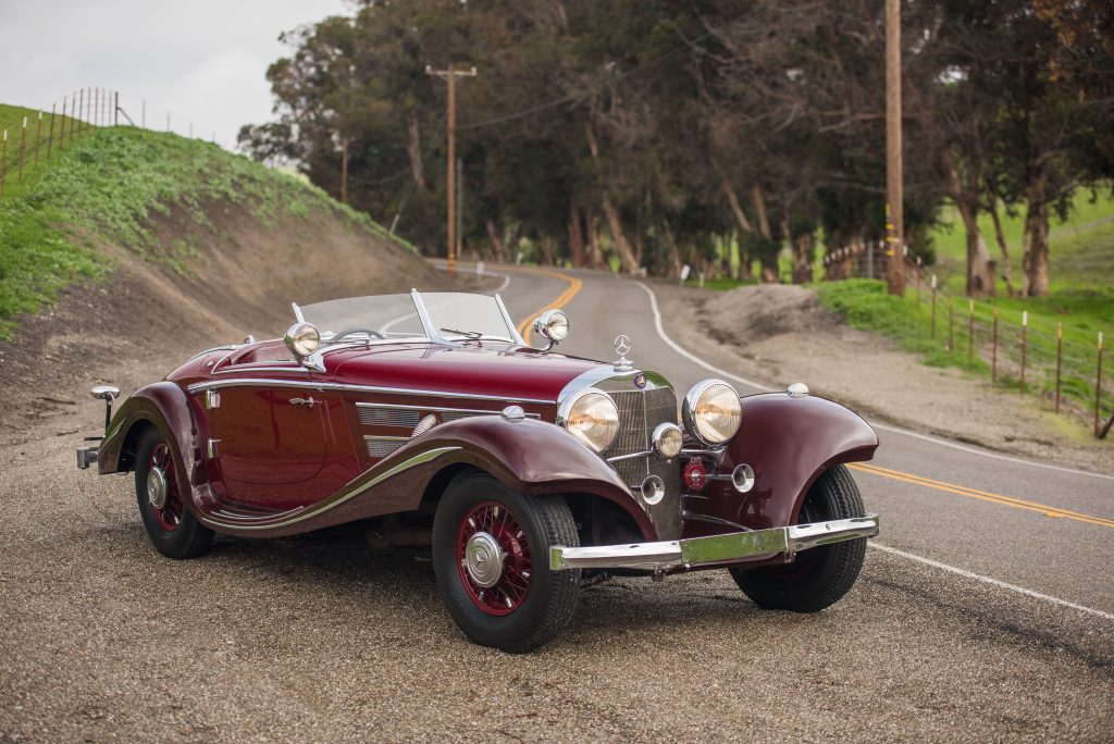 Top 10 most expensive cars sold in 2022_1937 Mercedes-Benz 540 K Special Roadster