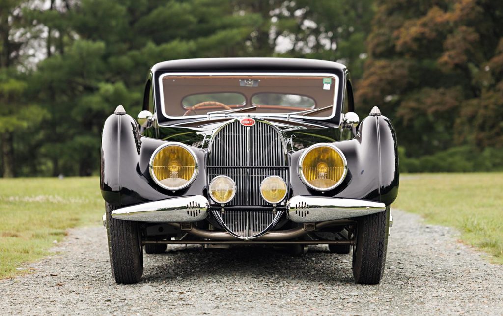 10 most expensive cars sold in 2022_1937 Bugatti Type 57SC Atalante